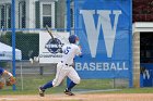 Baseball vs CGA  Wheaton College Baseball vs Coast Guard Academy during game two of the NEWMAC semi-finals playoffs. - (Photo by Keith Nordstrom) : Wheaton, baseball, NEWMAC